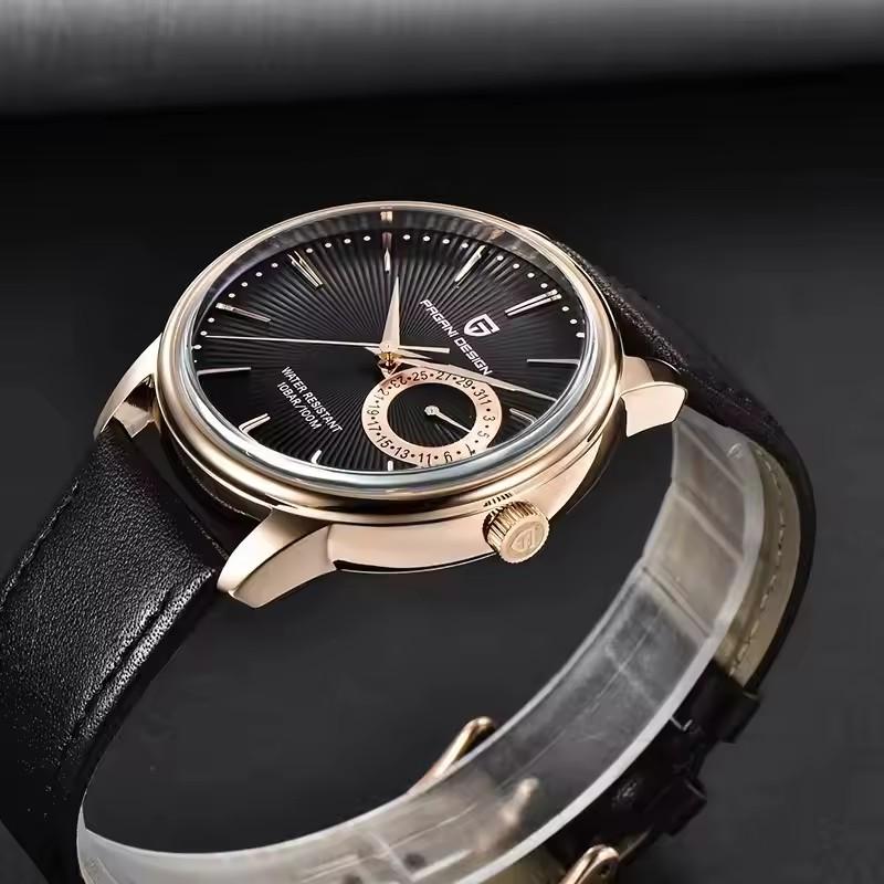PAGANI DESIGN New Fashionably Simple Men Watch Top Brand Luxury Quartz Watch Men Leather Waterproof Sports Watches For Men