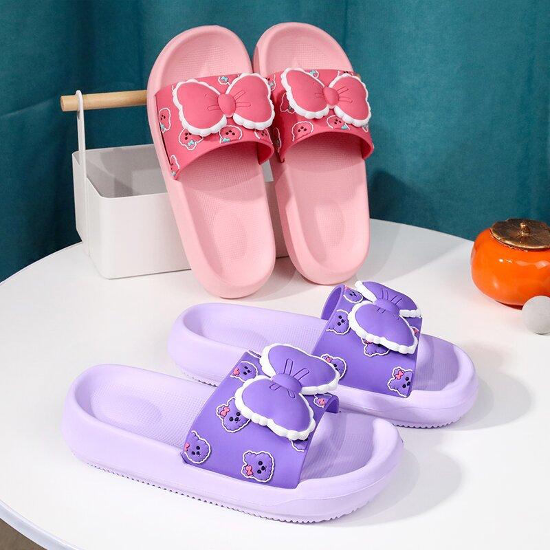 Slippers women's summer home wear super soft casual non-slip bath bathroom thick-soled slippers
