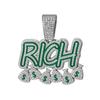 Hip Hop Men Women Become Rich Money Bag Pendant NecklaceWith 13Mm Miami Cuban Link Chain Necklaces Trendy Dollar Sign Neck Wear