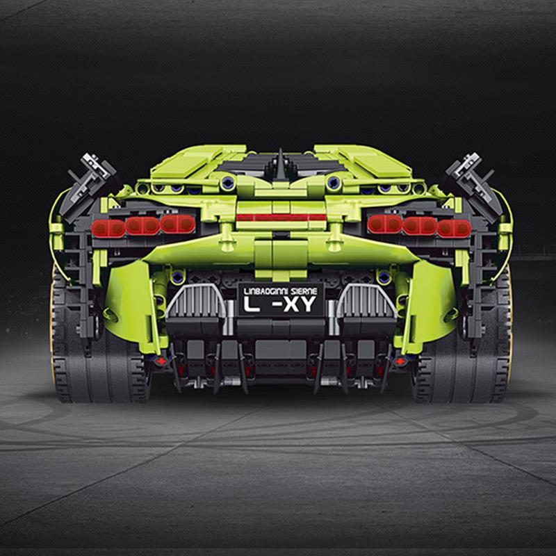 MOULD KING High-Tech The Green Sian Racing Car Model Building Blocks Bricks Kids Educational DIY Toys Birthday Gifts