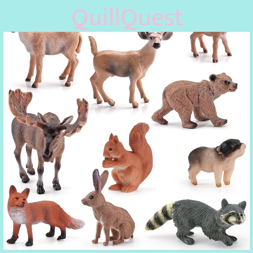 Wild Animal Pvc Figurines Collection With Static Design For Nature Enthusiasts