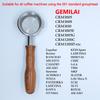 58mm Bottomless Portafilter for generic 2 ears Espresso Machine/Gemilai/Expobar/pandorra/Stainless Steel Handle-Wood 2 Ears Coffee machine