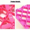 Plastic Cake Decorating Molds with Butterfly Lattice Hollow Embossing Designs for Fondant Cookies Biscuits and DIY Baking Tools