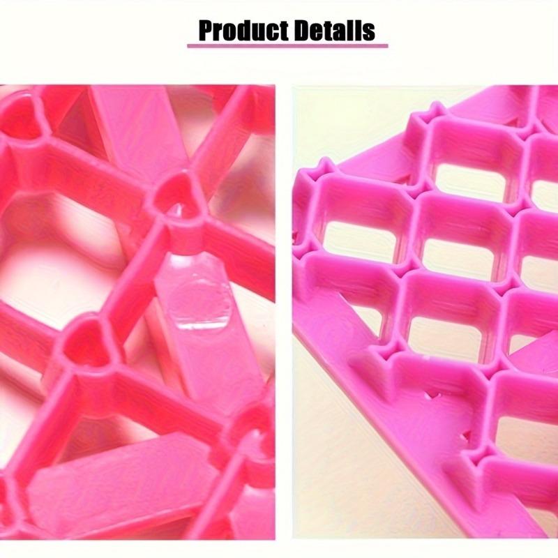 Plastic Cake Decorating Molds with Butterfly Lattice Hollow Embossing Designs for Fondant Cookies Biscuits and DIY Baking Tools