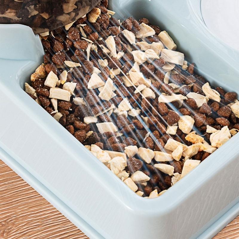 Husdjur Automatisk Vattenautomat Katter Matare Matbehållare Skål Automatisk Vattenfontän 2 i 1 Husdjur Stor Hund Vattenmatare