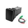 Led Fog Lights Push Switch Beacon On Off / Horn Momentary Button For Toyota PRADO Camry Altis Corolla RAV4 4Runner Highlande