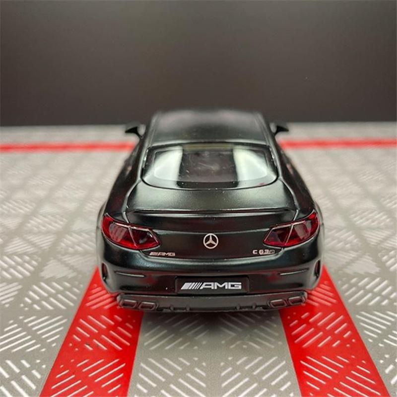 1:36 Mercedes-Benz C63S Coupe Alloy Sports Car Model Diecasts Metal Vehicles Car Model High Simulation Collection Kids Toys Gift