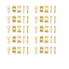10Sets Metal Material Guitar String Retainer With Mounting Screws Guitar String Tree  For Guitar