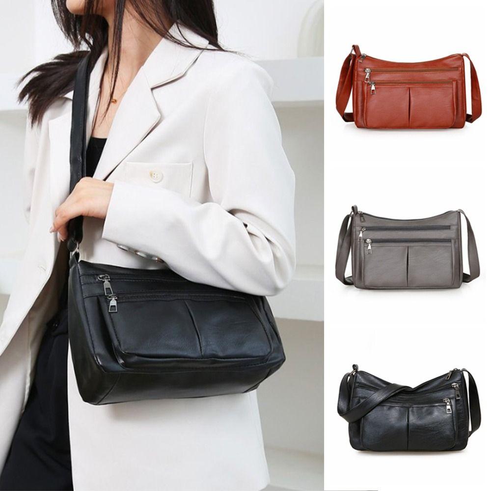 

Сумки на плечо в стиле панк Y2k, черная женская сумка через плечо, винтажная роскошная кожаная сумка в уличном стиле чёрный