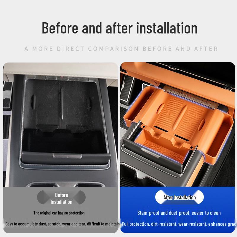 Anti-slip Silicone Protective Pad for Buick Envision Console Wireless Charger