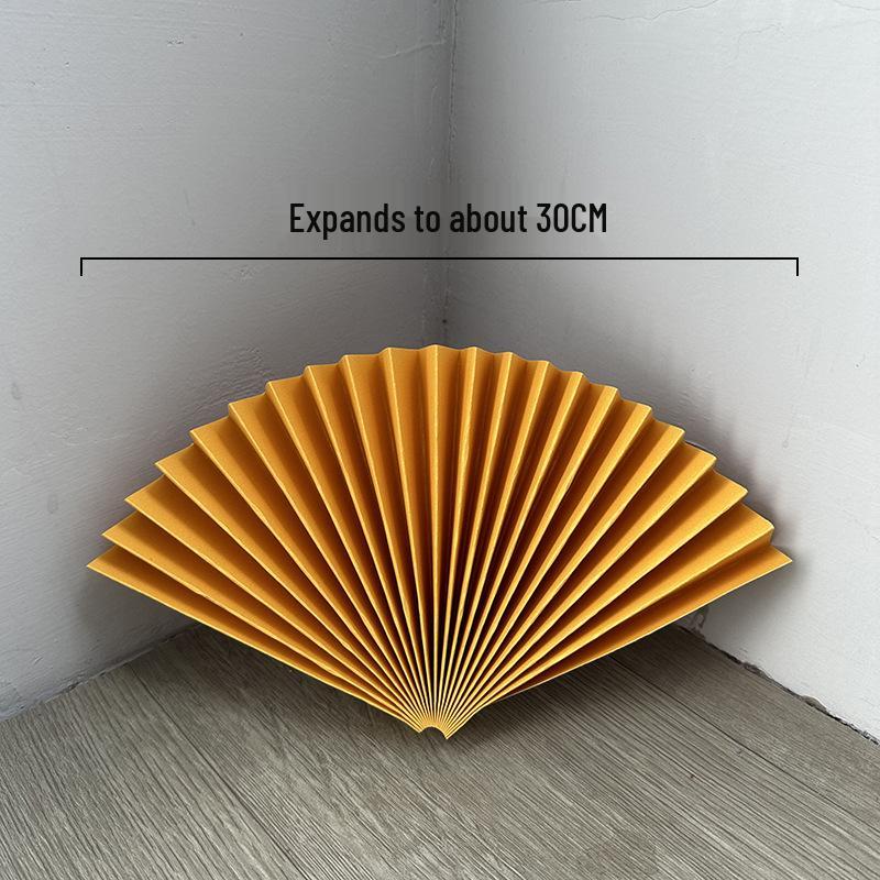 Roter halbkreisförmiger Bambuspapierfächer für Hochzeits- und Eventdekoration