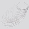 Stonefans Luxury Long Tassel Rhinestone Hair Chain Headpiece Accessories for Women Crystal Hair Hoop Headband Head Chain Jewelry