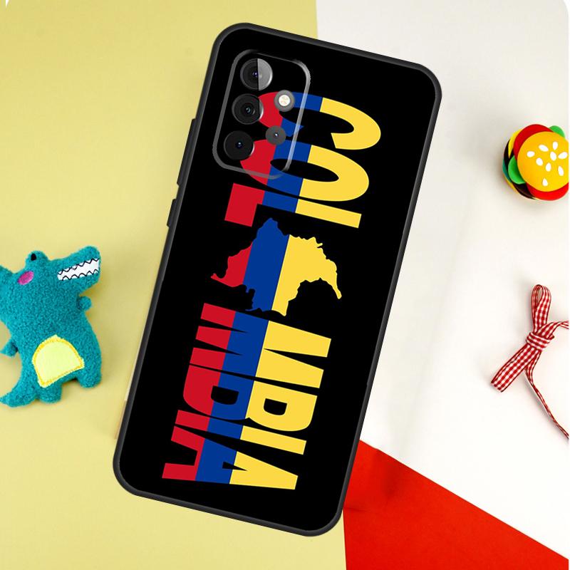 Colombia Flag For Samsung Galaxy A05 A06 A16 A54 A34 A14 A55 A35 A15 A53 A33 A13 A22 A32 A52 Phone Case