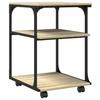 Vidaxl Printer Stand, 3-Tier, Sonoma Oak, 43X48X64 Cm