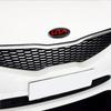 ABS Badge Logo Voiture Emblème Capot Avant Autocollants Décoratifs Coffre Arrière Pour Kia Sportage Rio K2 Ceed Carnival Picanto Soul EV6 Niro
