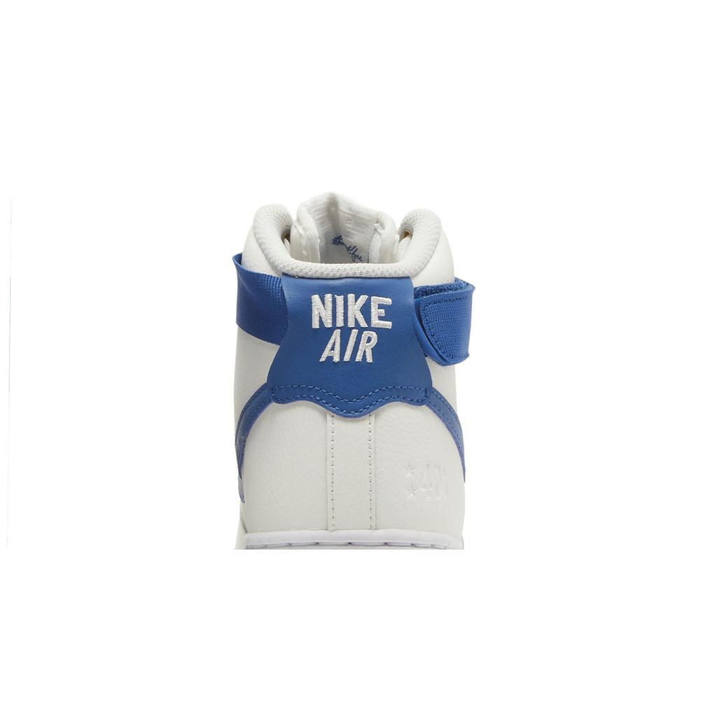 Nike Womens Air Force 1 High SE '40th Anniversary - Sail Blue Jay' (women's sizes) Sail / White / Metallic Gold / Blue Jay Skateboard Shoes