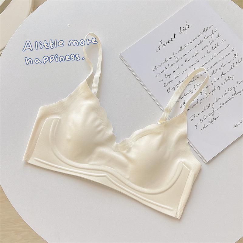 

Легкий женский бесшовный бюстгальтер с заячьими ушками - тонкий, 10 фунтов, мягкая поддержка, антипровисание, летний комфорт M (fit for 32/70ABC, 34/75ABC)