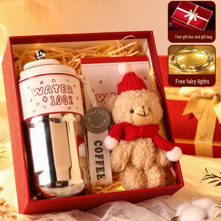 High-End Insulated Cup Gift Box for Female Friend or Bestie - Perfect Birthday Souvenir for Women and Girls