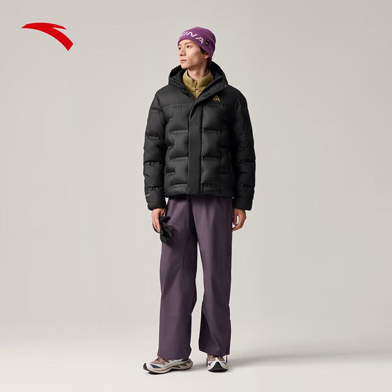 Anta Men's Outdoor Hooded Goose Down Puffer Jacket