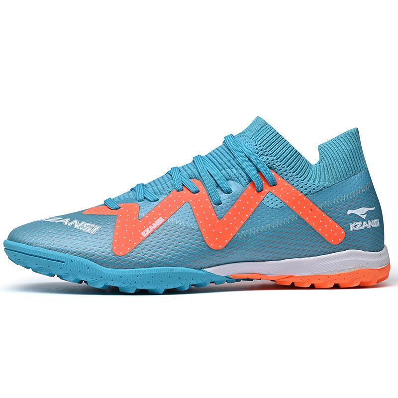 New Sports High-top Spikes Breathable Football Shoes Lightweight Adult Game Training Shoes Men and Women