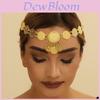 Geometric Gold Alloy Headband For Women With Tassel Accents Ideal For Wedding And Travel Gift
