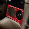 Red Carbon Fiber Ignition Switch Cover Trim For Chevrolet Corvette C5 1998-2004