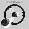 Boat Steering Wheel 13.66 inch Dia Premium Equipment Comfort Repair Parts Easy to Install