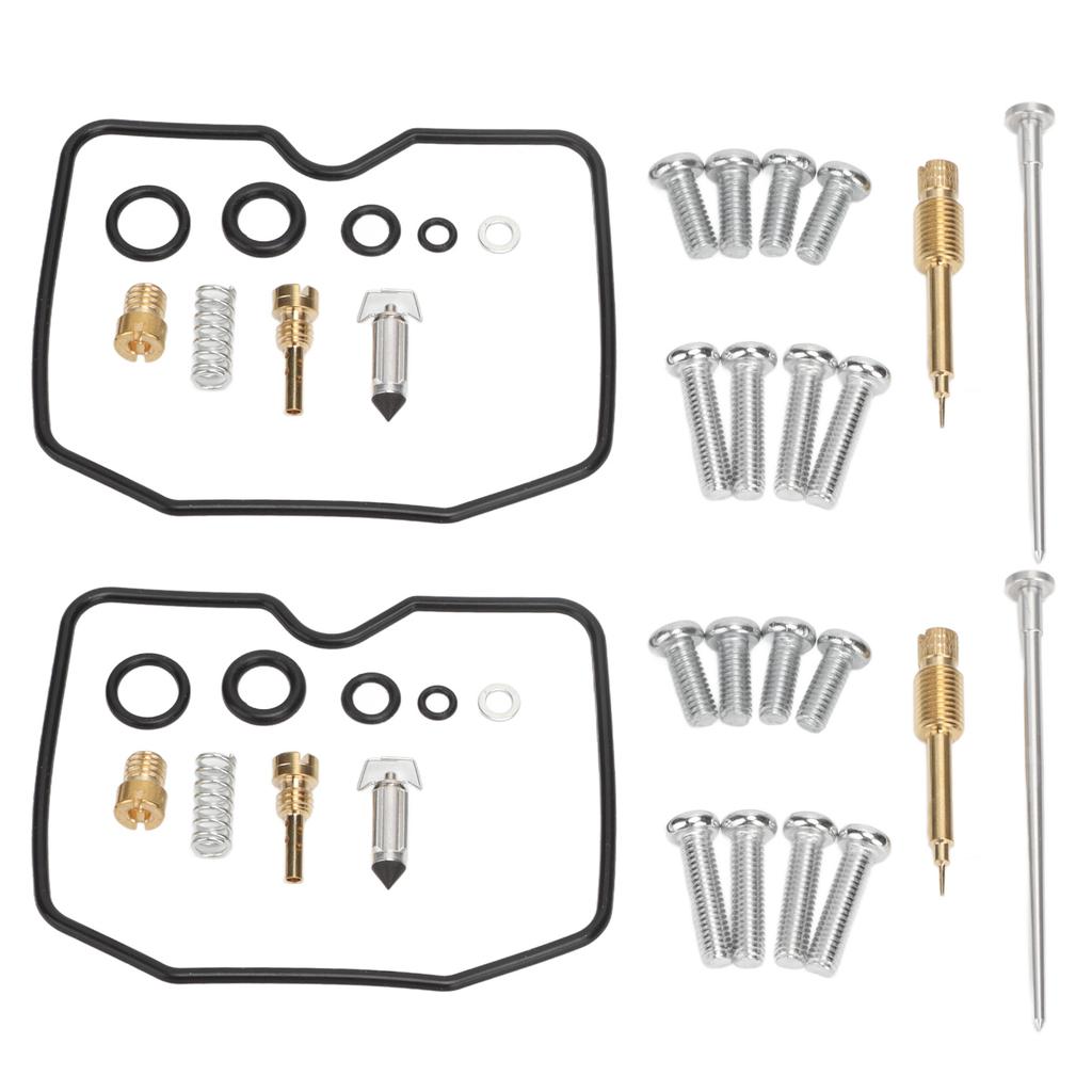 2 Sets Motorcycle Carburetor Rebuild Repair Kit Replacement for Vulcan 500 EN500C LTD 1996?2009