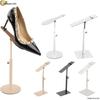 Stainless Steel Shoe Display Rack for Men's and Women's Shoes - High Heel Support for Clothing Stores