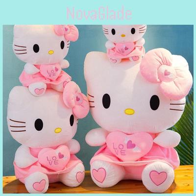 Cute Hello Kitty Heart Pillow Plush Toy Large And Soft Kids Gift For All Ages