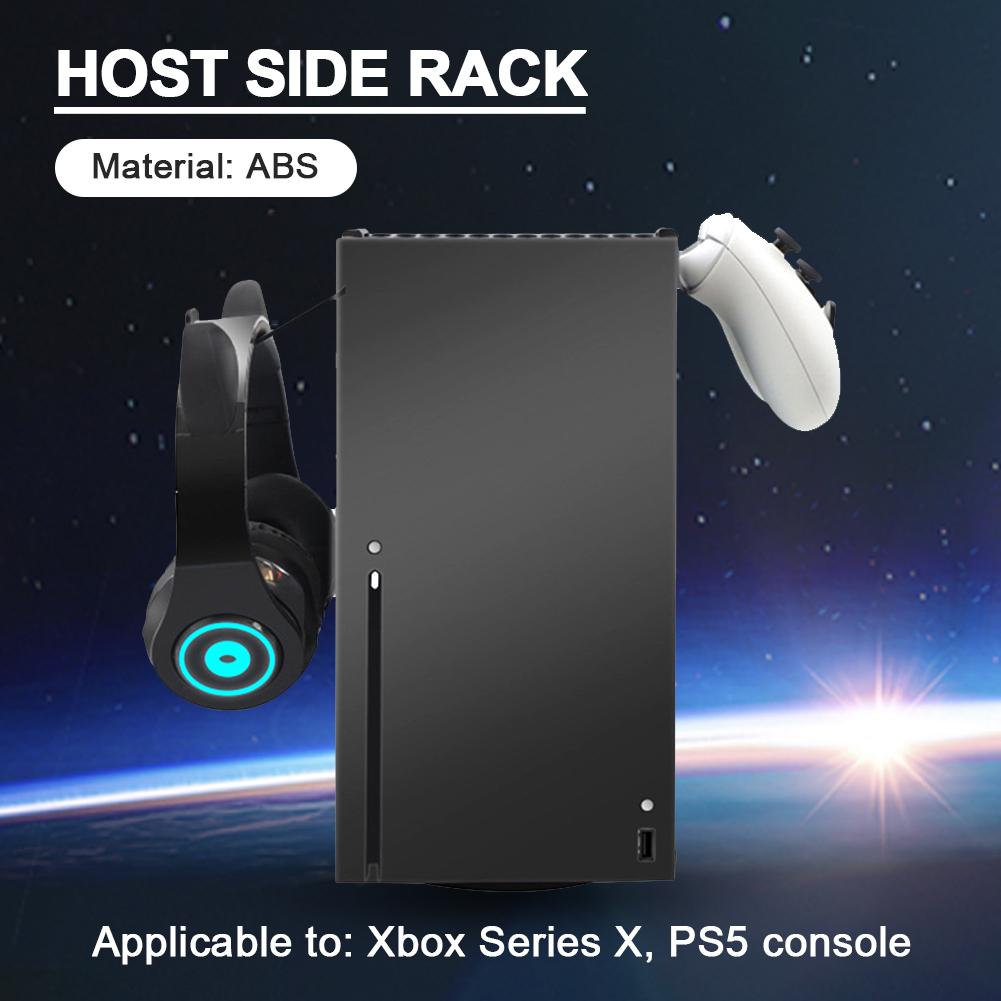 Game Console Earphone Headset for Xbox Series X Console Headset Controller Storage Rack Hanger Mount Holder