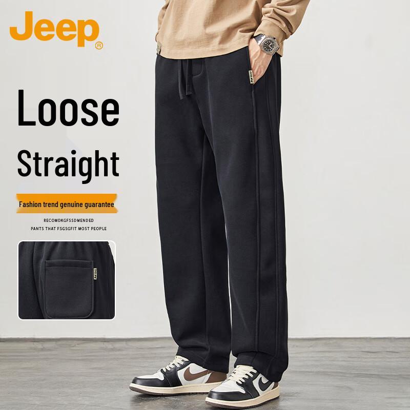 

JEEP Men s Autumn/Winter Straight-Leg Casual Sport Sweatpants 3XL