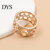 Hollow Honeycomb Scarf Accessory Silk Ring, Hollow-out Bandana Slide Fashion Ring Rhinestone Holder for Women Neckerchiefs Shawls Shirts Stylish