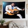 Elvis Presley Guitar Performance Large Size Wall Tapestry, Room Aesthetic Decor for Living Room Party Background,Perfect Gift