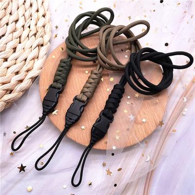 Novos Lanyards Pingente Moda Colar Chaveiro Alça de Celular Para Celular Suporte USB Pingentes Fivela de Chaveiro Corda Cordão Antiderrapante