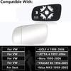 Car Side Heated Rearview Mirror Glass Left Right White Blue for Vw Golf 4 JETTA MK4 Passat B5 Bora 1J1857521 1J1857522 Interior Mirrors6