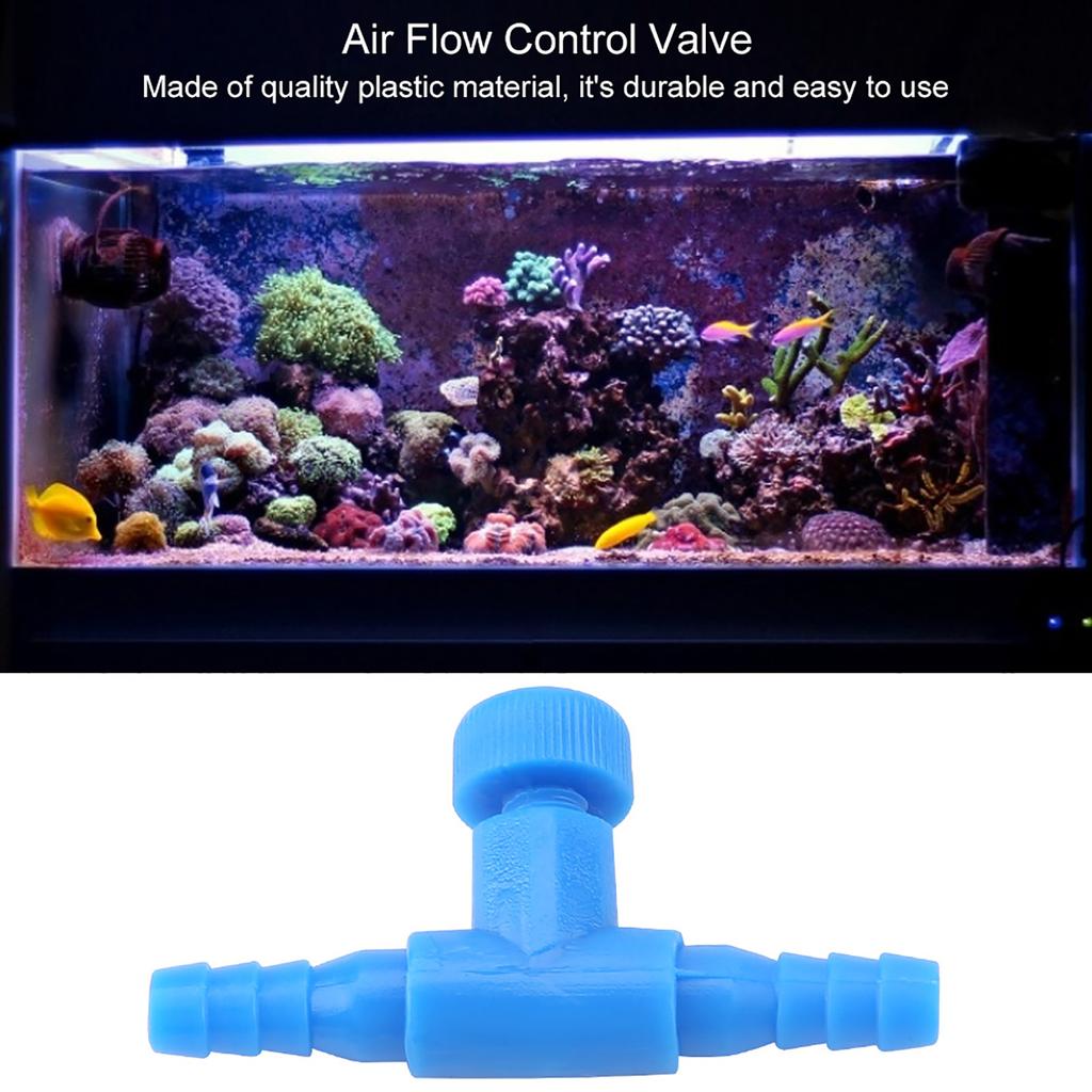 10Pcs Plastic Aquarium Fish Tank 3 Way Air Pump Control Valves