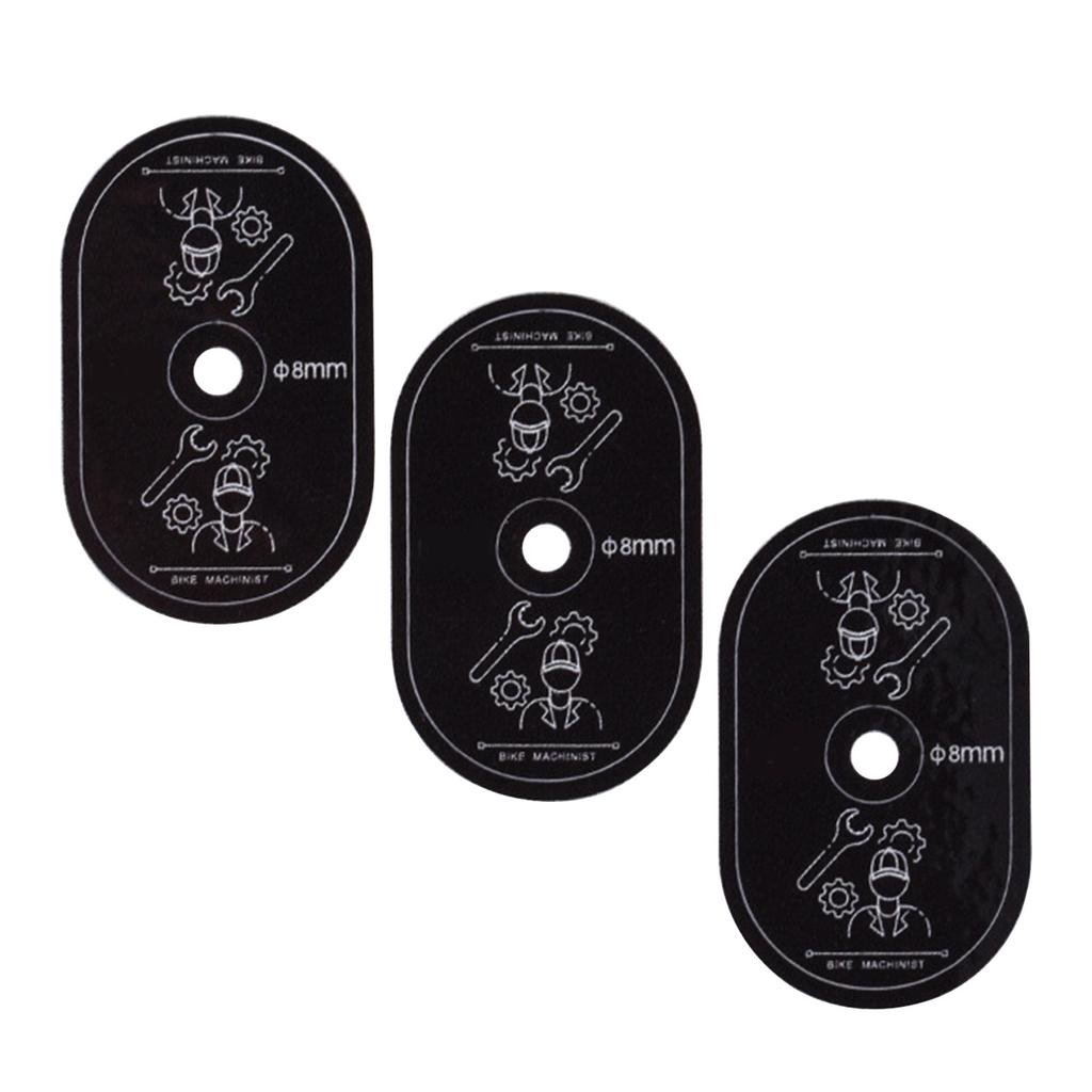 3Pcs Universal Bike Valve Pad Stickers Bicycle Tire Valve Sticker Valve Decal Protector Covers Mountain Bike Accessories