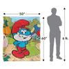 The Smurfs Silky Papa Smurf Supersoft Blanket