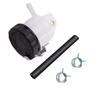 Brake Pump Oil Jug Brake Master Cylinder Fluid Reservoir Fluid Bottle Reservoir for Kawasaki ZX6R 1998-2018 ZX10R 2004-2018