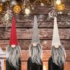 6 st Söta Jul Tomte Vinflaskskydd Non-woven Handgjord Ansiktslös Docka Vinflaskskydd Utsökt Återanvändbart