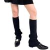 Luxurious Wool Cable Knitted Leg Warmers with Rhombus Pattern for Indoors and Outdoors Winter Boot Covers Long Stockings