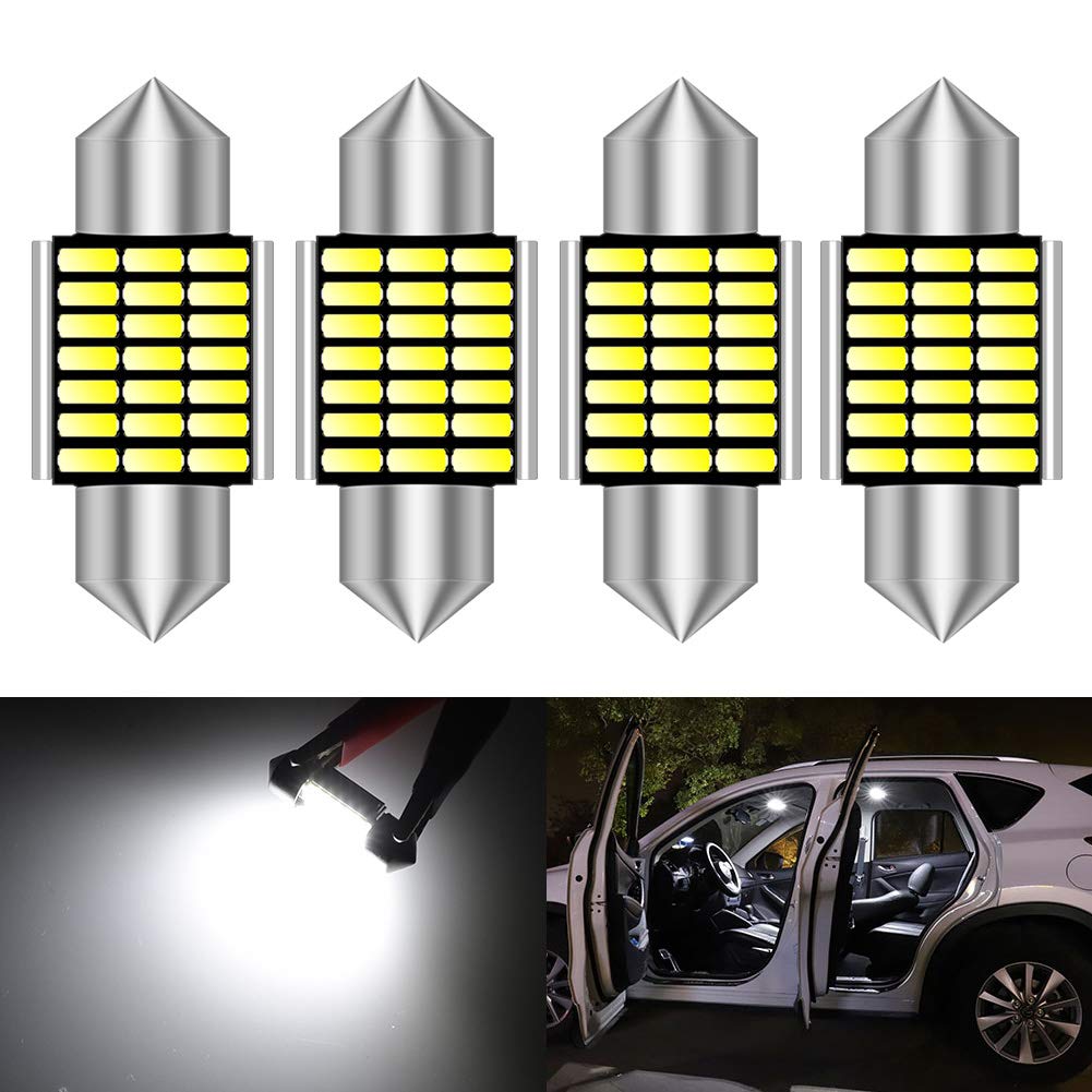 

KaTur T10 39mm/5W Car Led Lamp 6000K White Non-Polar Explosive LED Room Lamp Canbus 31mm/1.25 белый