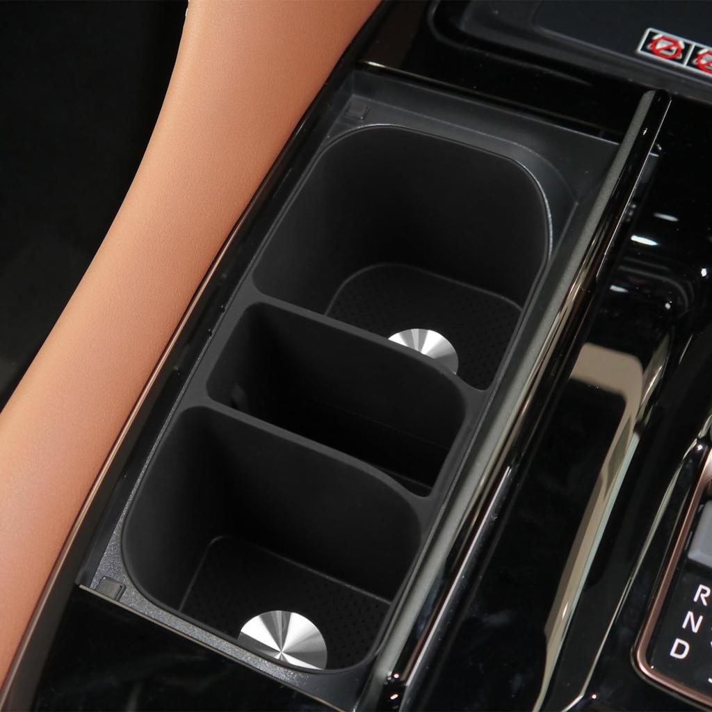 FDAIUN Car Center Console Cup Holder Coaster Drink Holder Silicone Pad for Toyota Alphard 40 Series Toyota Vellfire 40 Series Compatible with June