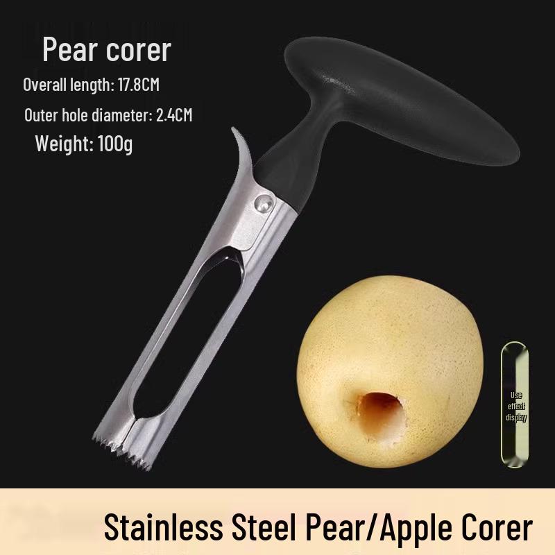 

Нержавеющая сталь Яблоко и Груша Удаление сердцевины Слайсер для домашнего использования