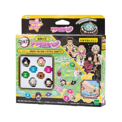 Acce Cruller Kimetsu no Yaiba Σετ Χάντρες Mitsuri Sanemi Gyomei ST Mark Ηλικίες 6 και Κατασκευή Παιχνιδιών με Χάντρες Acce EPOCH [Demon Slayer (Giyu Tomioka, Kanroji,