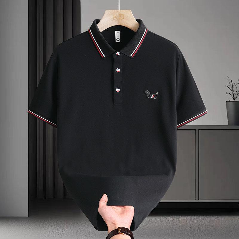 Men's Business Short Sleeve Polo Shirt Summer Fashion Casual Trendy Versatile T-Shirt