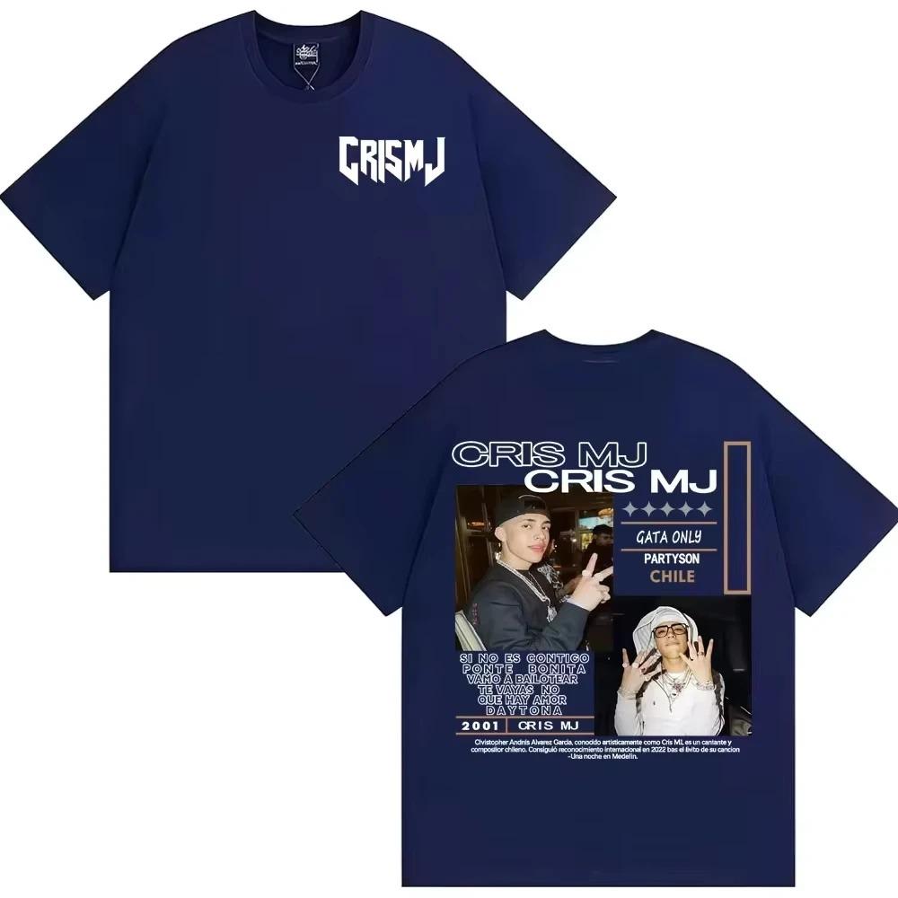 2026 Graphic Tshirts Rapper CRIS MJ Album Tour Unisex Women Vintage 90s Hip Hop Street Tshirt Casual Male  T Shirt