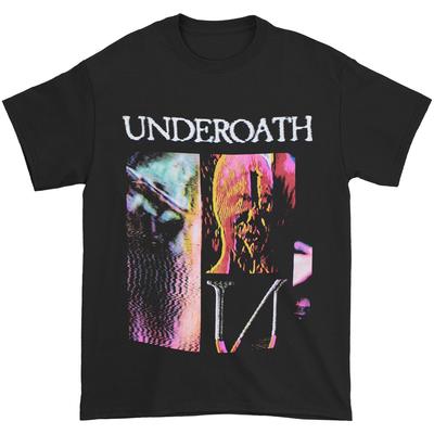 Men's Underoath Face Melt T-Shirt Mens Womens Tees Top  Black