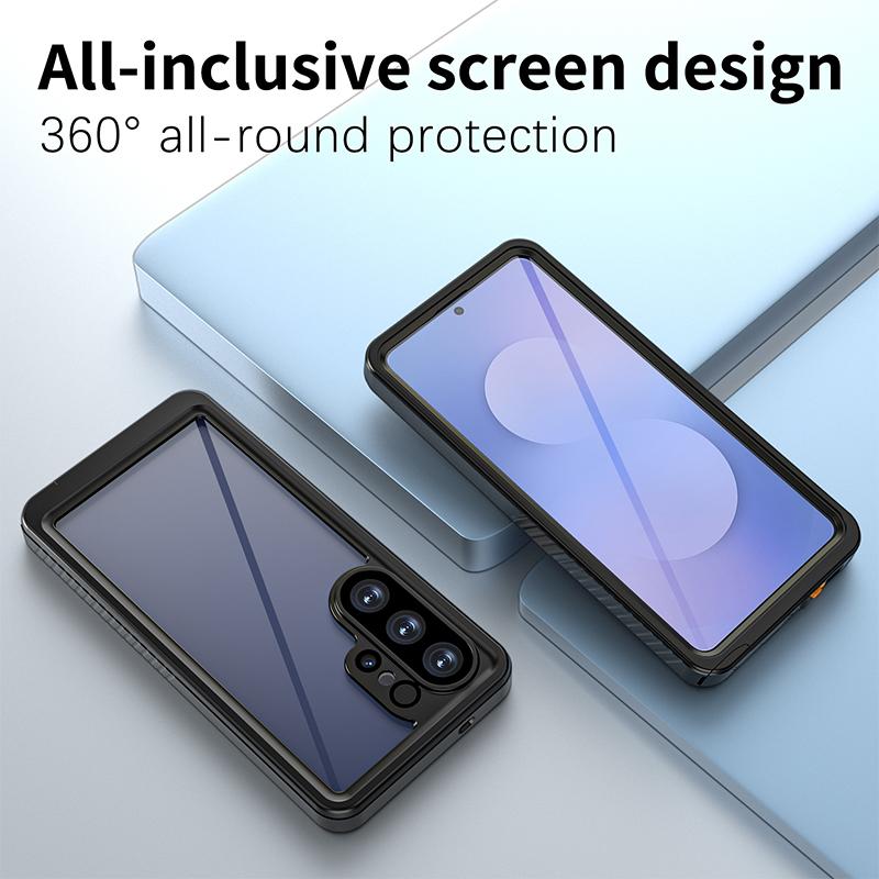 IP68 Waterproof Case for Samsung Galaxy S26 S25 S24 S23 S22 Ultra Plus Fully Sealed Aluminum Swimming PC TPU Phone Luxury Cover
